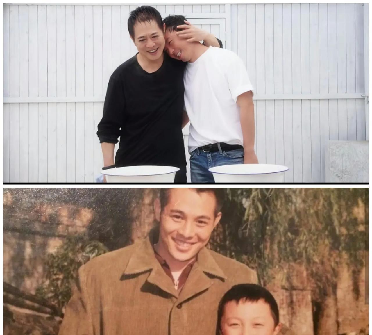 李连杰和谢苗这对父子可太会整活了，时隔数年这波回忆杀一下子联动了两部电影。
也难