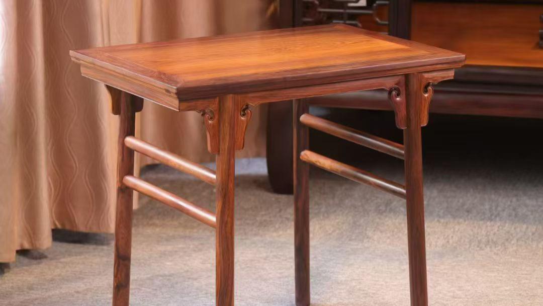 文人雅器，黄花梨独板，明式小酒桌