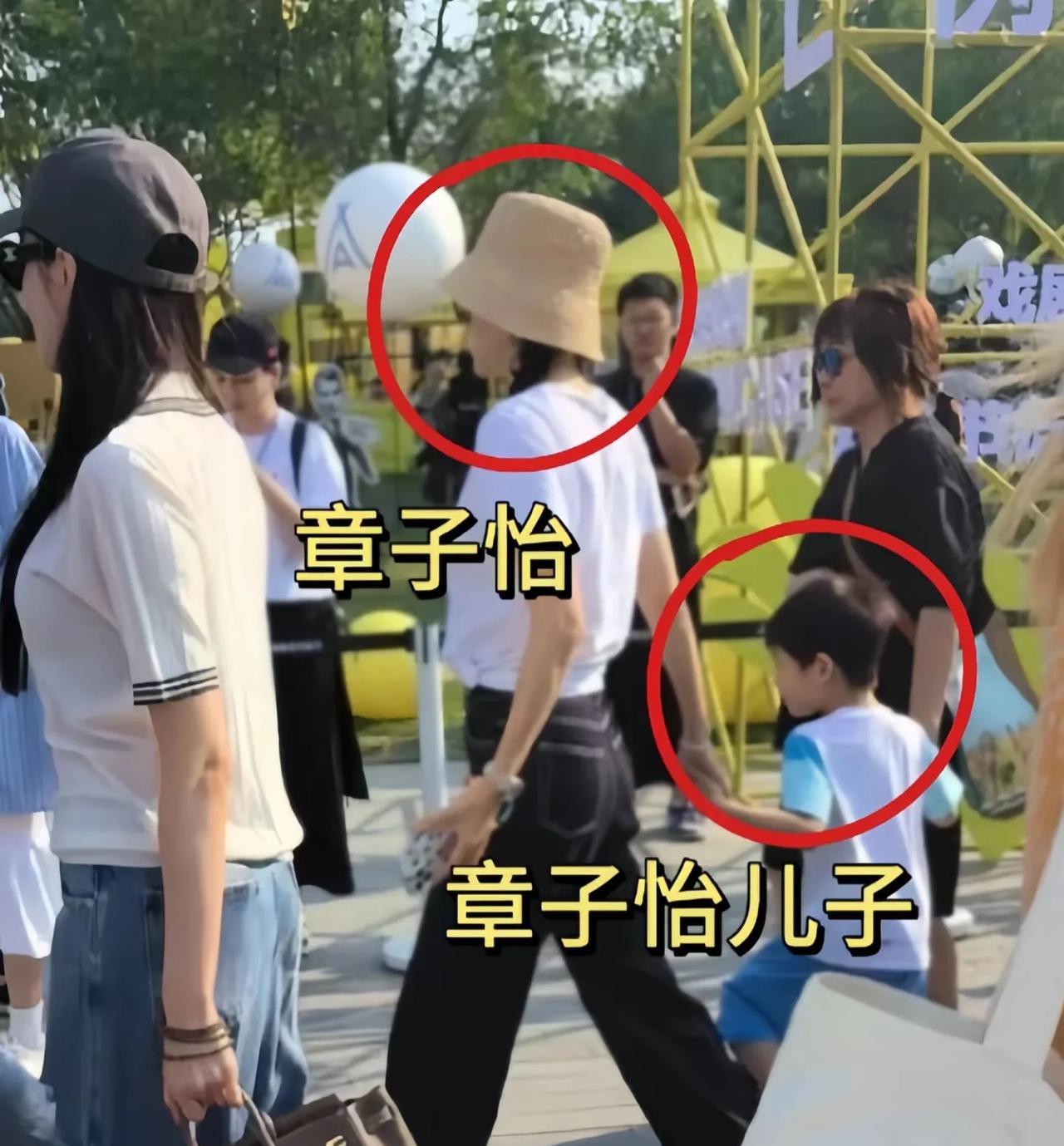 都说儿子长得像妈妈，但章子怡的儿子长得更像爸爸汪峰，章子怡曾晒出儿子的侧脸照，跟