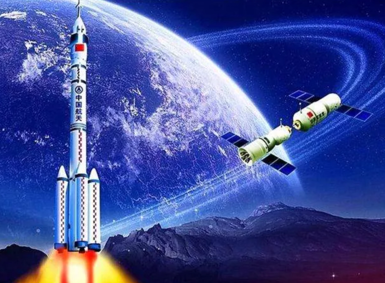 美：你们神舟20发射成功了？
中：嗯，发射任务，圆满成功……
美：为什么要选择1