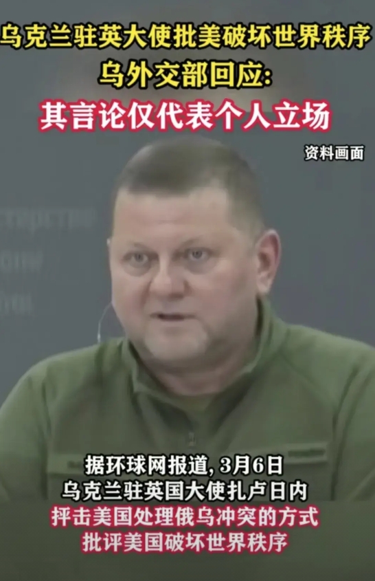 当地时间3月6日，乌克兰驻英国大使，也是乌军的前总司令扎卢日内表示，乌克兰就算打