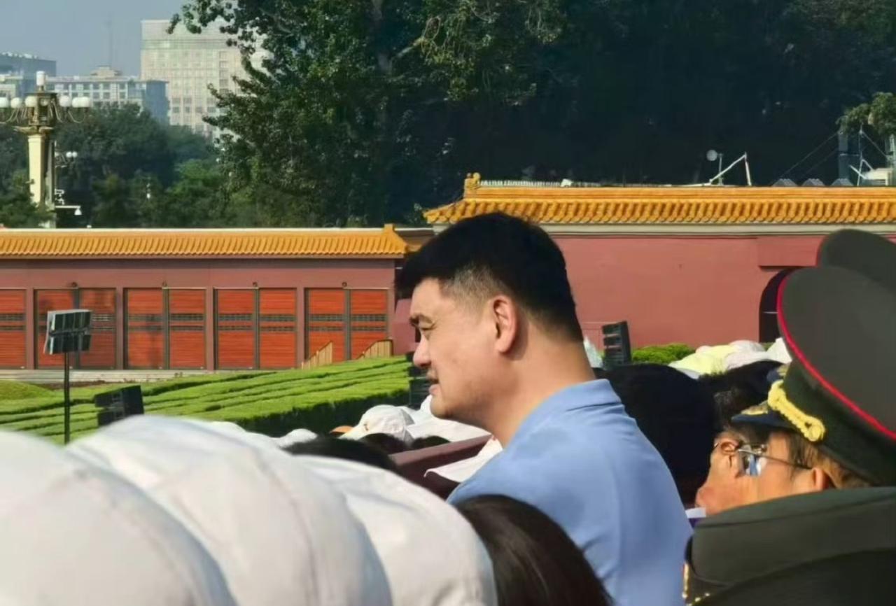 就“不应该”邀请姚明参加9·3阅兵，即使邀请也不应该安排坐在中间排，后排的人“抱