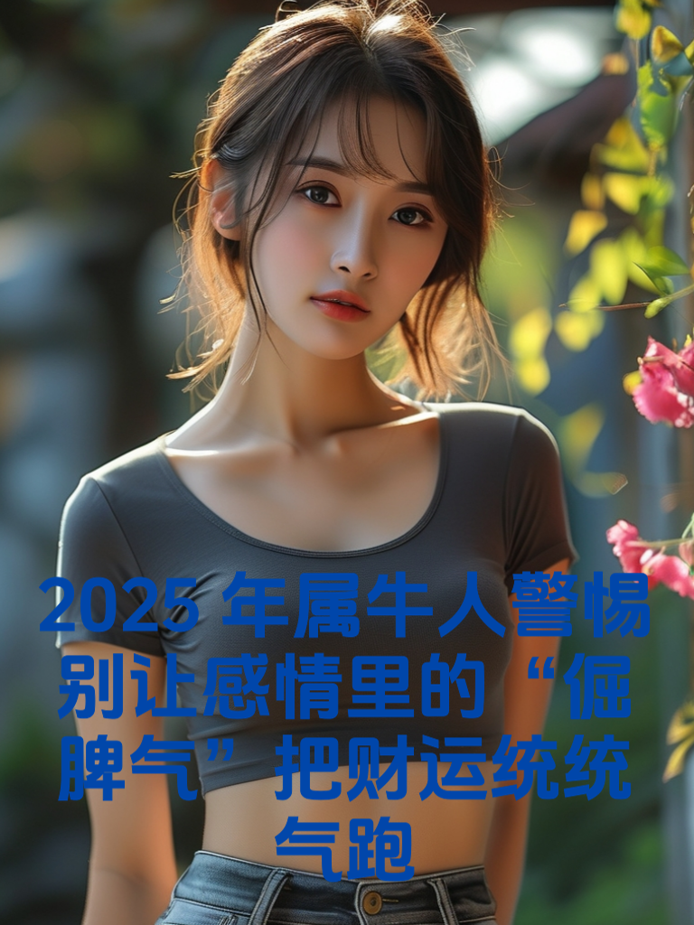 2025年属牛人警惕：别让感情里的“倔脾气”，把财运统统气跑
