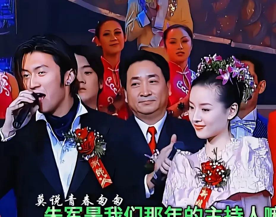 2000年的春晚上，董洁一袭粉色婚纱亮相春晚，虽然全程没有一句话，但也给观众留下