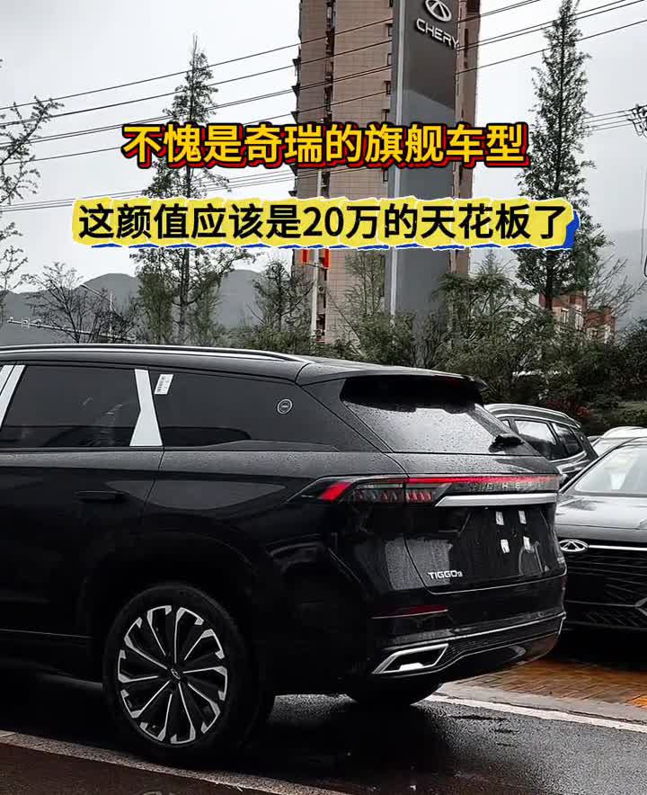 25款瑞虎9黑武士。
不愧是奇瑞的旗舰车型，这颜值应该是20万的天花板了。