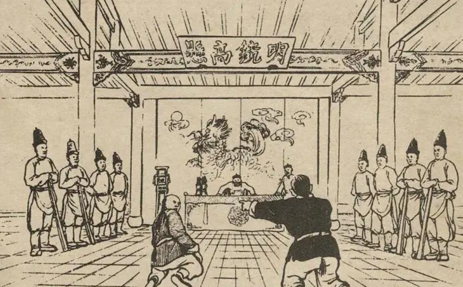 哥嫂霸占全部财产，把弟弟赶出家门。弟弟去告状，反而被受贿的县令打了一顿板子。弟弟