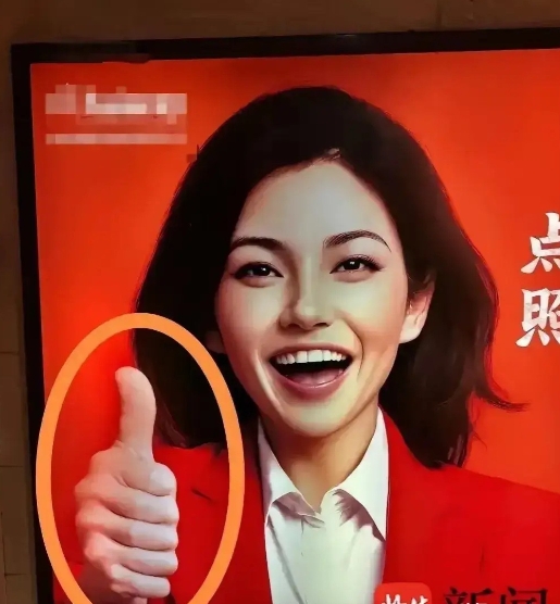 昆明机场的候机大厅里，一抹亮眼的红闯入游客视线——广告牌上，穿红色小西服、白衬衫