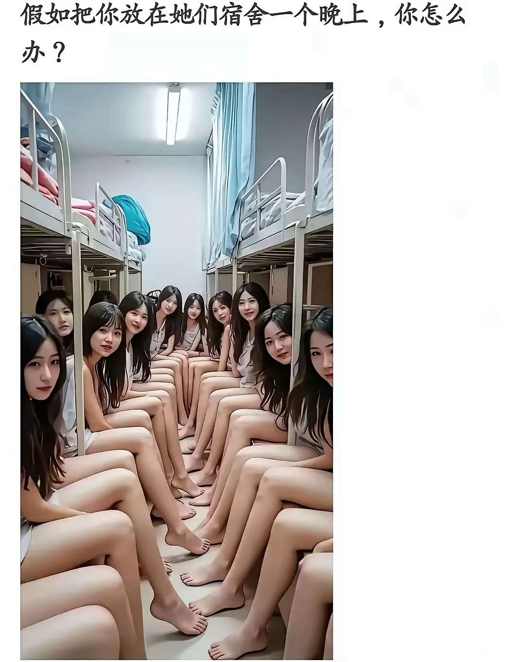 一两个叫美女，一群叫野兽，还不跑路更待何时啊