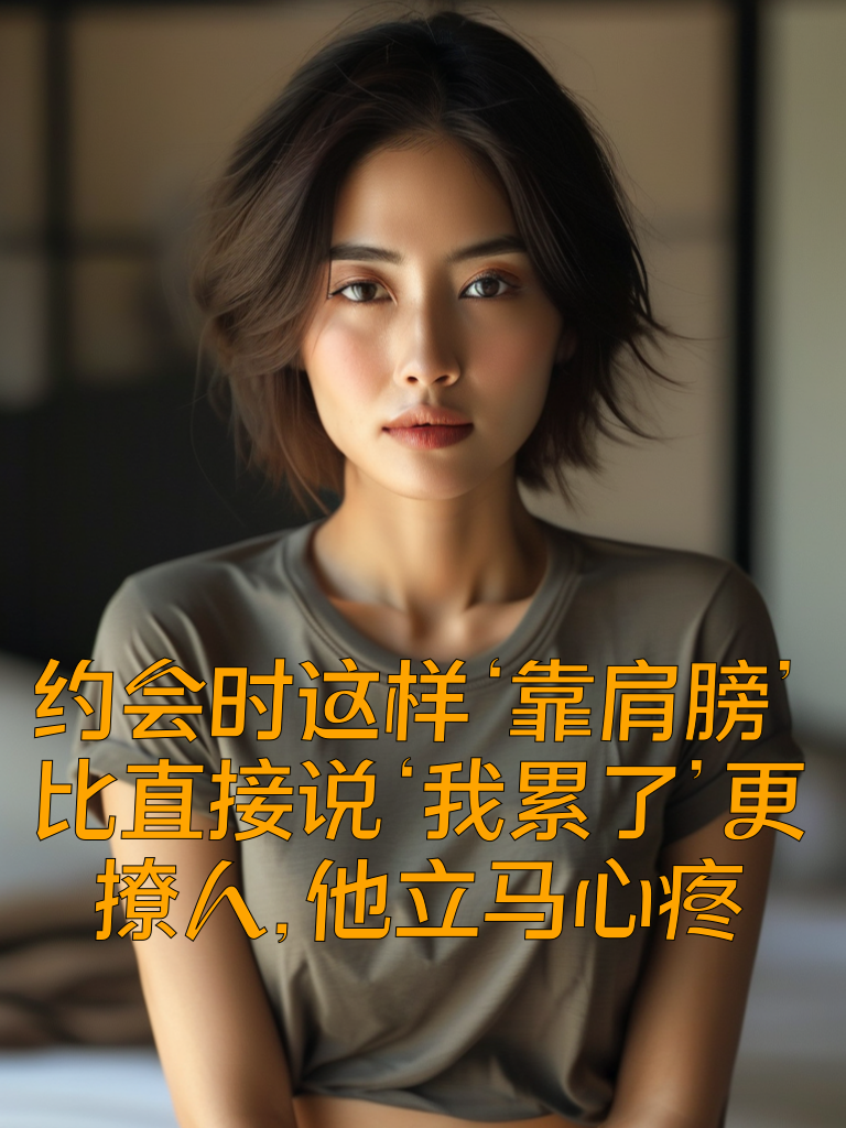 约会时这样‘靠肩膀’，比直接说‘我累了’更撩人，他立马心疼