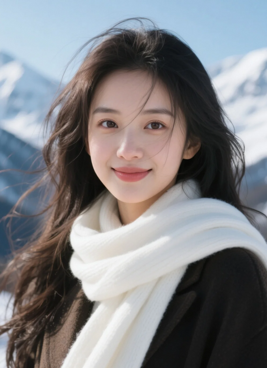 雪峰为幕，她是最动人的主角