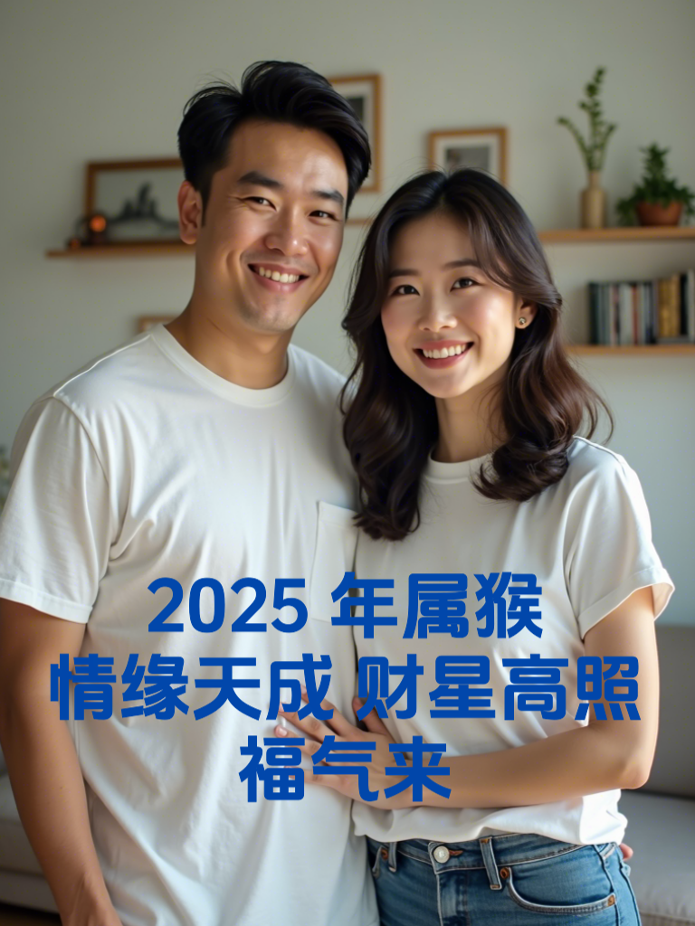 2025年属猴：情缘天成，财星高照福气来