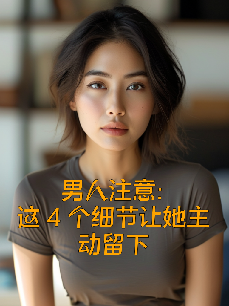 男人注意：这4个细节让她主动留下