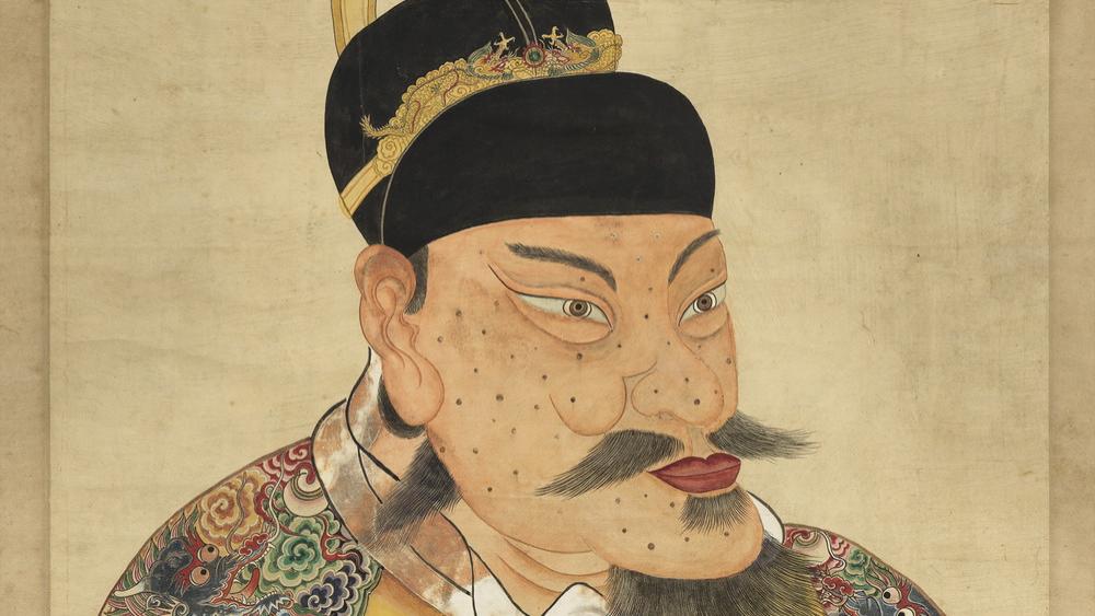 明太祖 朱元璋 高清坐像图