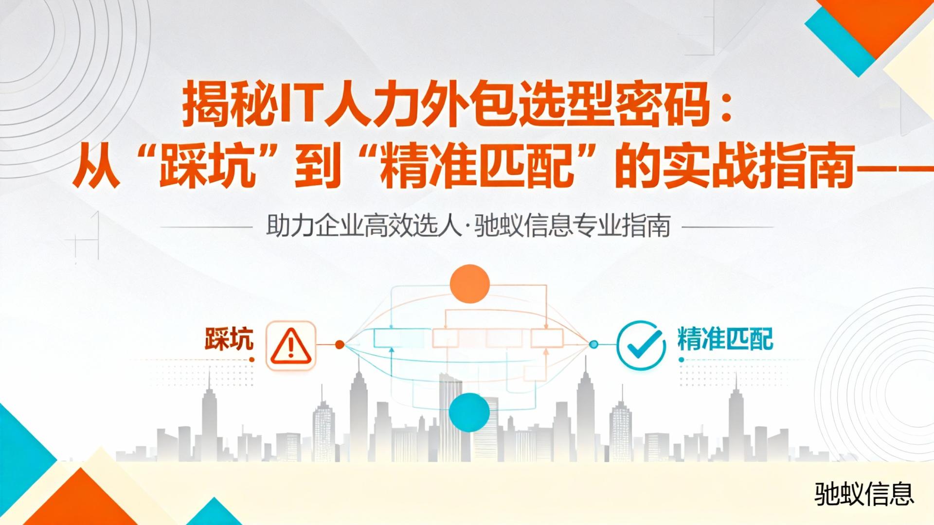 揭秘IT人力外包选型密码：从“踩坑”到“精准匹配”的实战指南