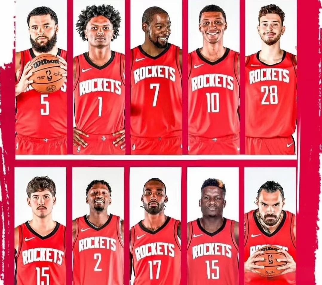 是时候该讨论下火箭队新赛季的首发阵容名单了！
距离NBA2026赛季季前赛还有不