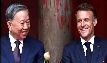 越南最近在法国面前可是真大方，马克龙一走就签了45亿美元的客机订单，还外加100