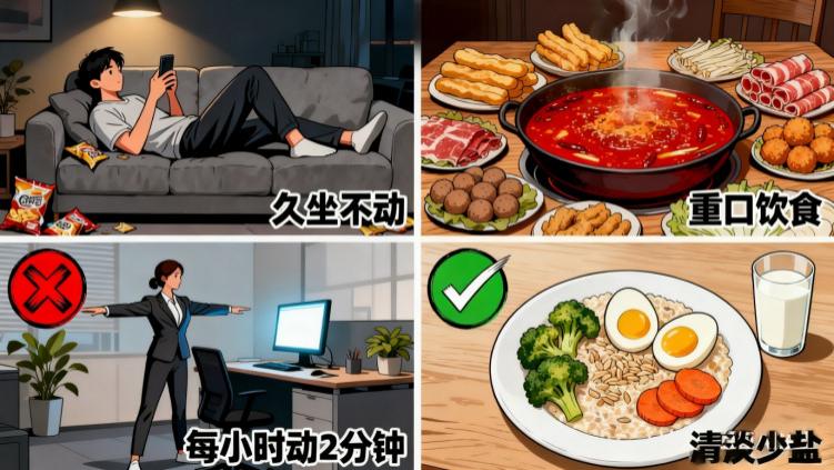 血管养护别踩坑！4组 “错误 vs 正确” 对比，帮你避开健康雷区