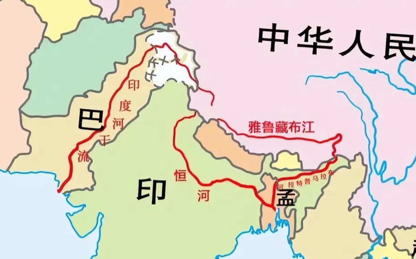 印度直接给巴基斯坦断水，巴基斯坦第一大河-印度河，发源于青藏高原的冈底斯山脉，流