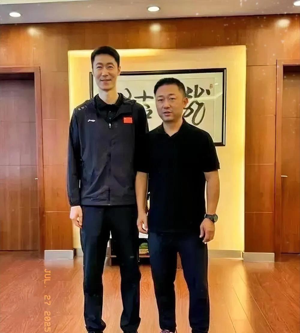 王励勤和阎森，生活中的好朋友，事业上的好搭档。