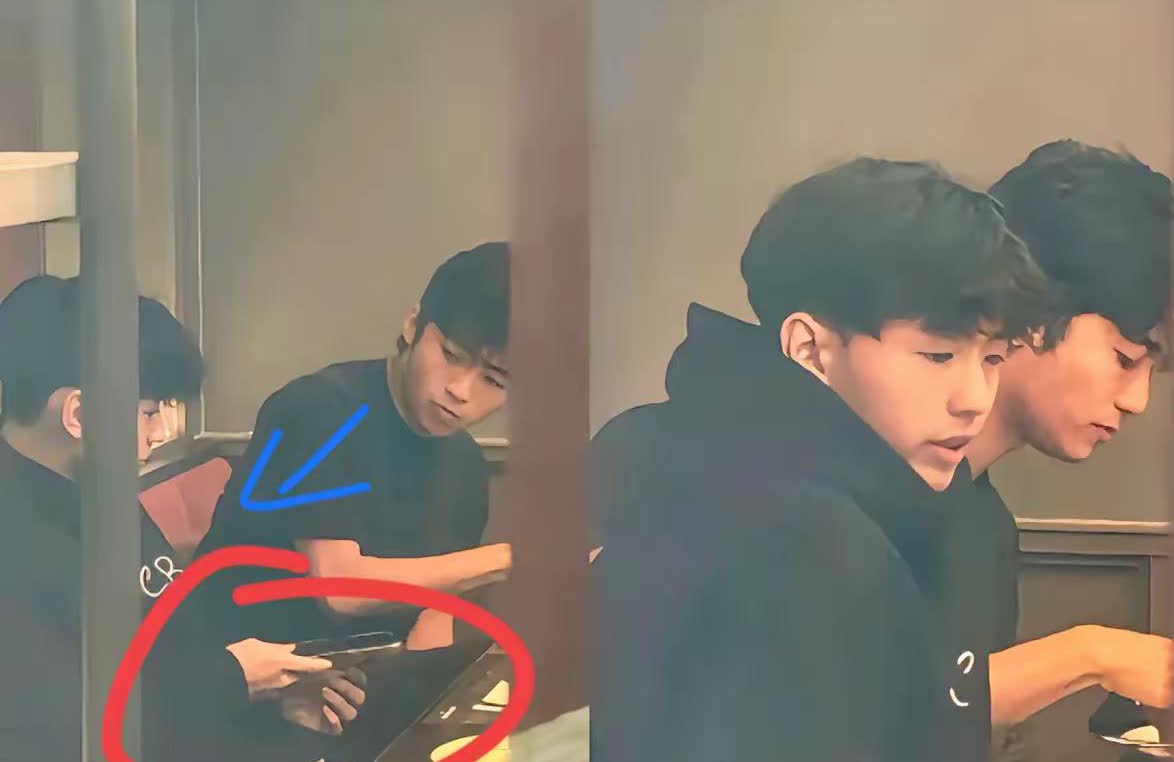 发现了吗？谢霆锋的二儿子害怕大儿子！

果然，没有父亲的家庭，大哥就是一家之
