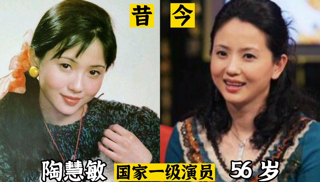 陶慧敏，年轻时美的明艳，没有攻击性，给人一种温润如水，我见犹怜的感觉，她的长相满