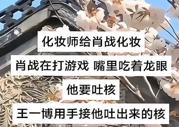 肖战吃饼干，王一博会给他撕开袋子送过去，这是真事哦

至今想不通，为什么肖战