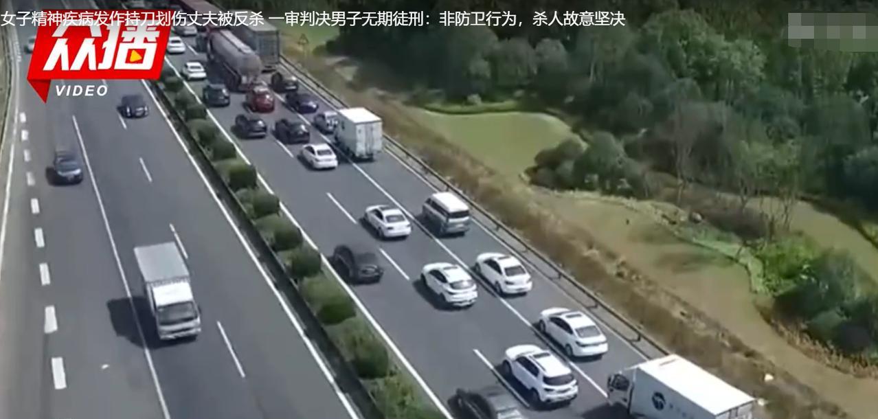 河南许昌，一女子因精神疾病发作，持水果刀将丈夫头部划伤。丈夫为了自保，用凳子、耙