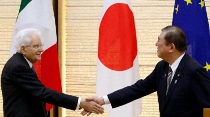 日本首相石破茂计划5~6月访华，增强中日信任。但访华前，他先与意大利总统马塔雷拉