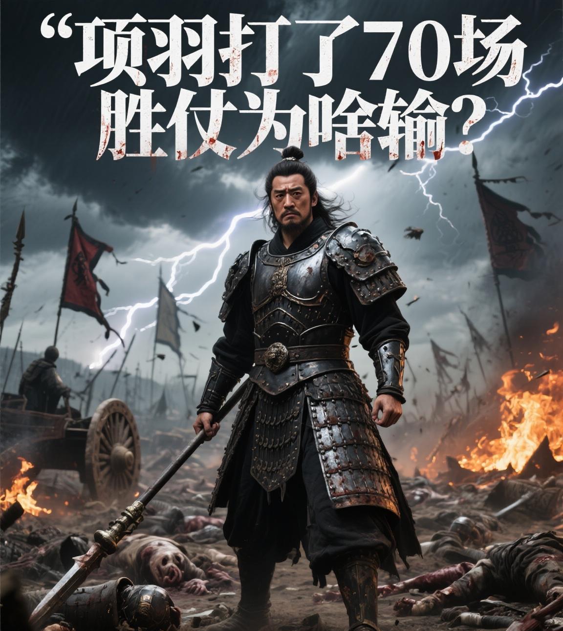 为什么项羽一直在赢，但是最终却输给了刘邦啊？
“力拔山兮气盖世”的西楚霸王，一生
