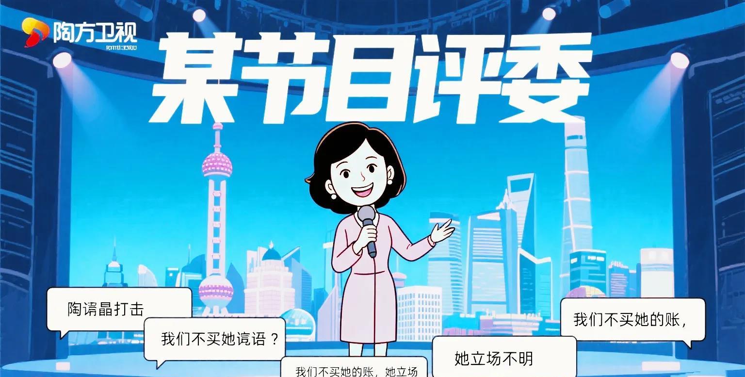 陶晶莹挺有意思的。
上次因为一番发言引发热议，
这次为了挣米又来大上海了，
据说