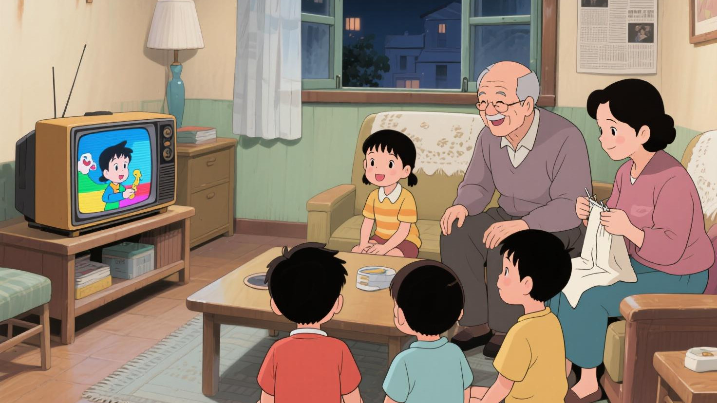 1981年彩电就已经慢慢普及了，你那时候有彩电看了吗？