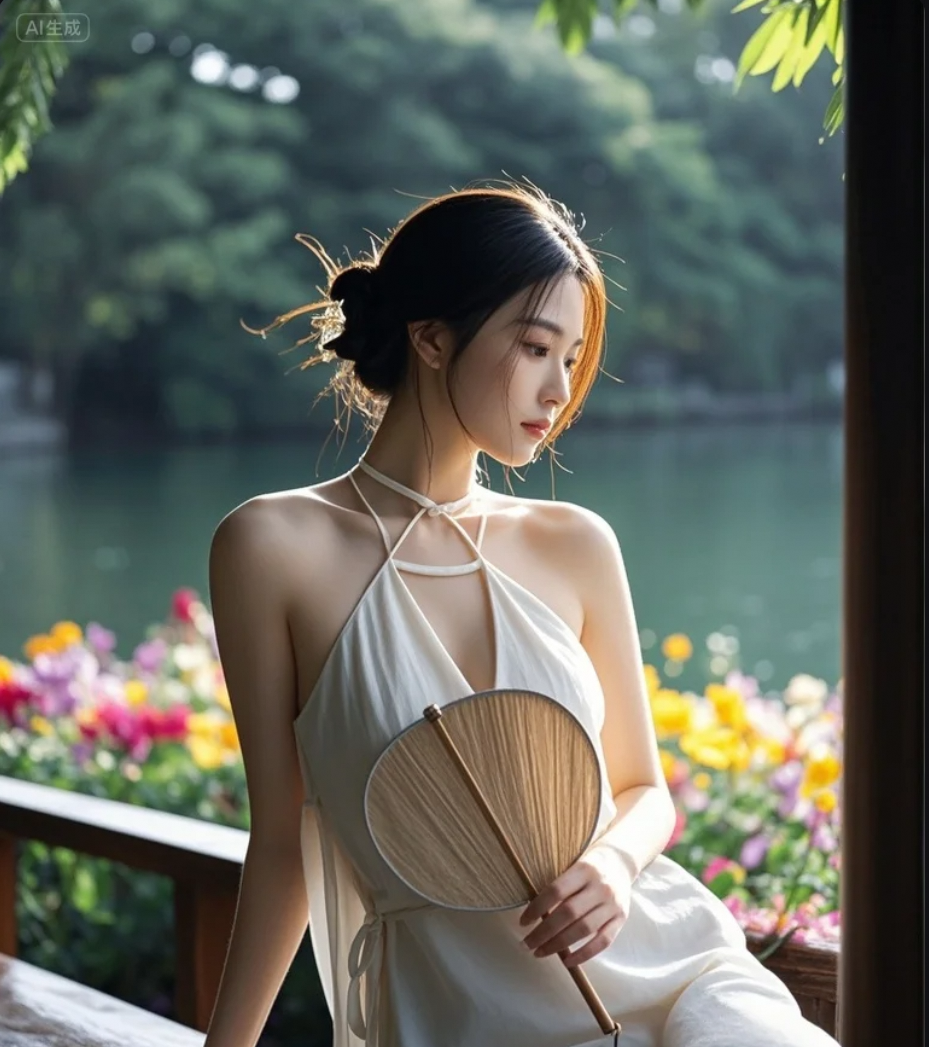 她的美，是外在的惊艳，也是内在的沉淀