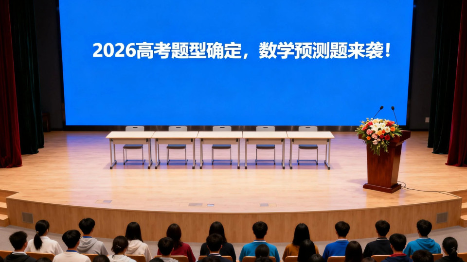2026高考题型确定，数学预测题来袭！请读者重视此文！