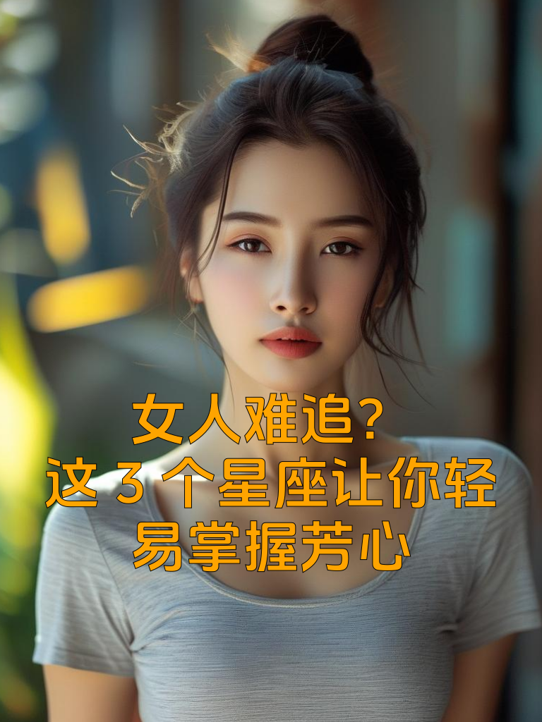 女人难追？这3个星座让你轻易掌握芳心