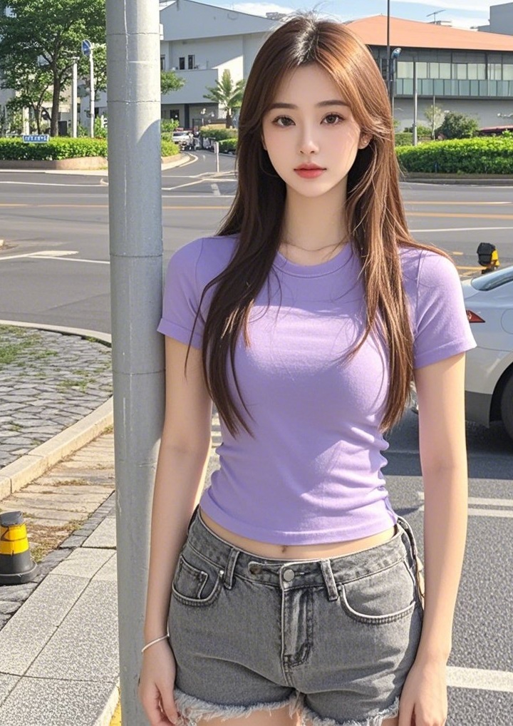 精灵系少女托腮凝望 琥珀瞳小V脸仙气飘飘