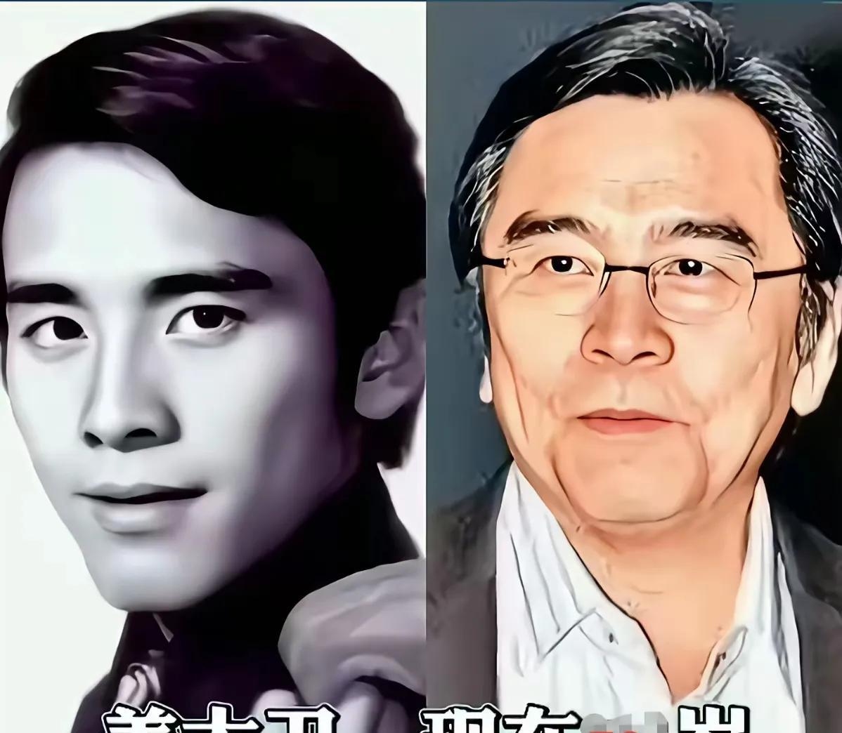 娱乐圈中的几位帅哥，现在也老啦，
姜大卫年轻的时候真的好帅气，一点都不输现代的顶