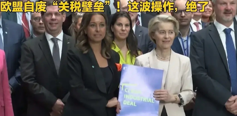 还没开始打，欧盟就投降了！
为了避免和美国发生关税冲突，欧盟决定先投降。以降低美