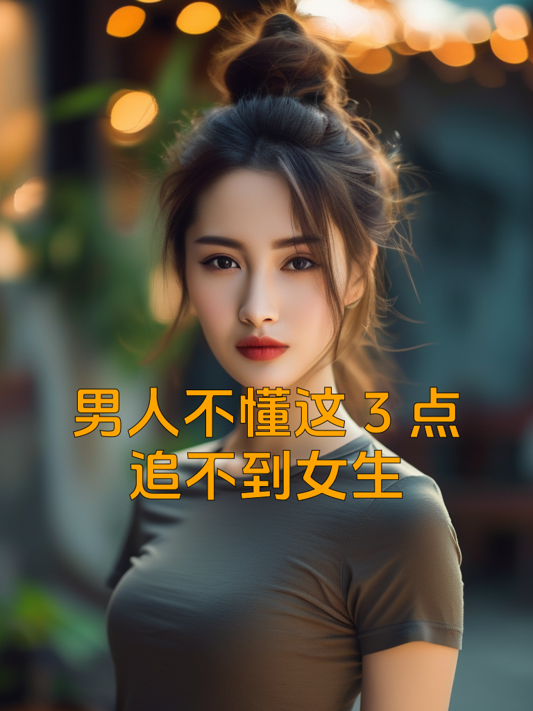 男人不懂这3点，追不到女生