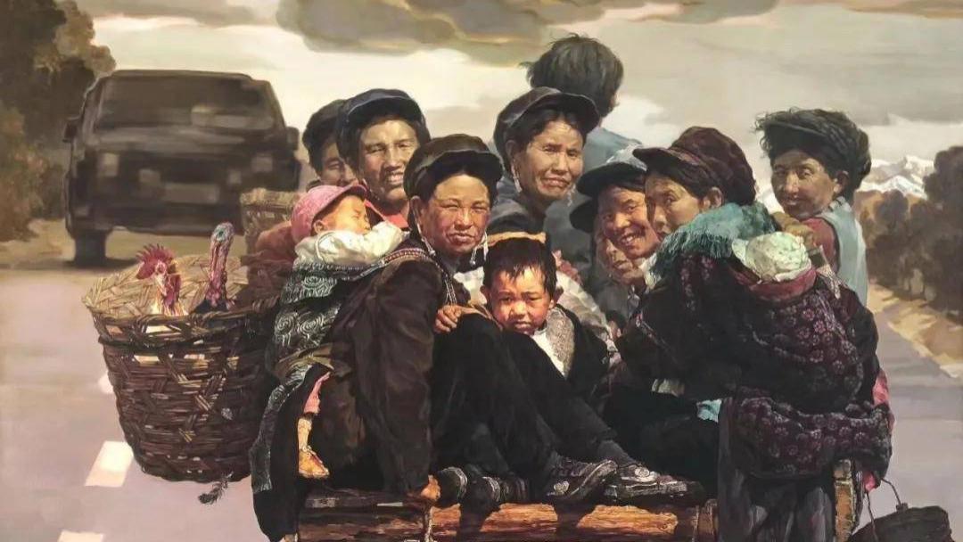 暖风拂过的时代褶皱——评严子宇油画《暖风》