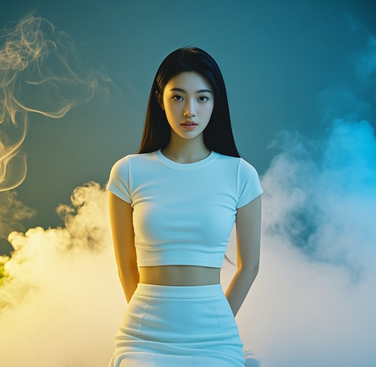蜜桃熟女紧身衣震颤 氤氲水汽难掩澎湃好身材
