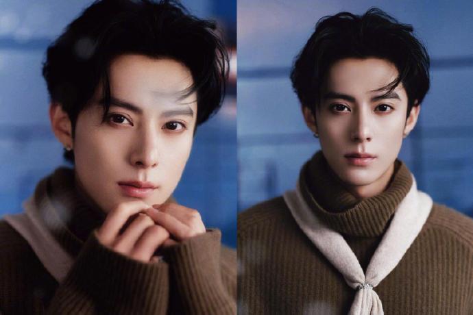 王鹤棣温暖冬日男友风

王鹤棣出席成都线下活动造型，身着棕褐色插肩高领针织衫，搭