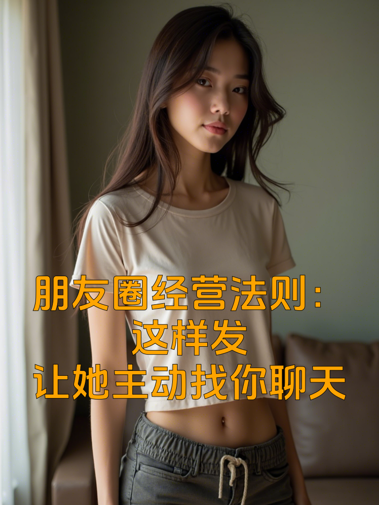 朋友圈经营法则：这样发让她主动找你聊天