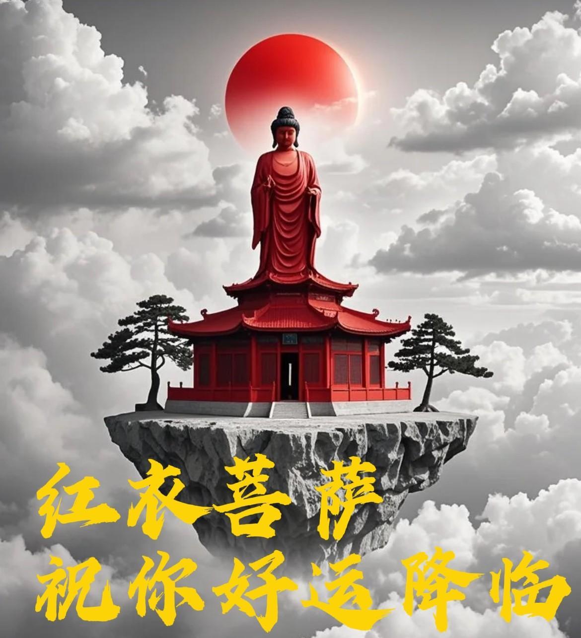 你瞧瞧！上辈子得积攒了多少福报，才能与这般神圣的存在结缘！
这尊佛像伫立在奇幻之