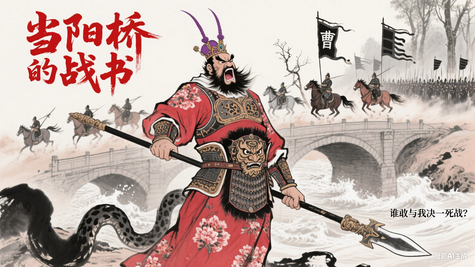 当阳桥的战书：张飞只用 23 个字，为何吓退曹操百万兵？