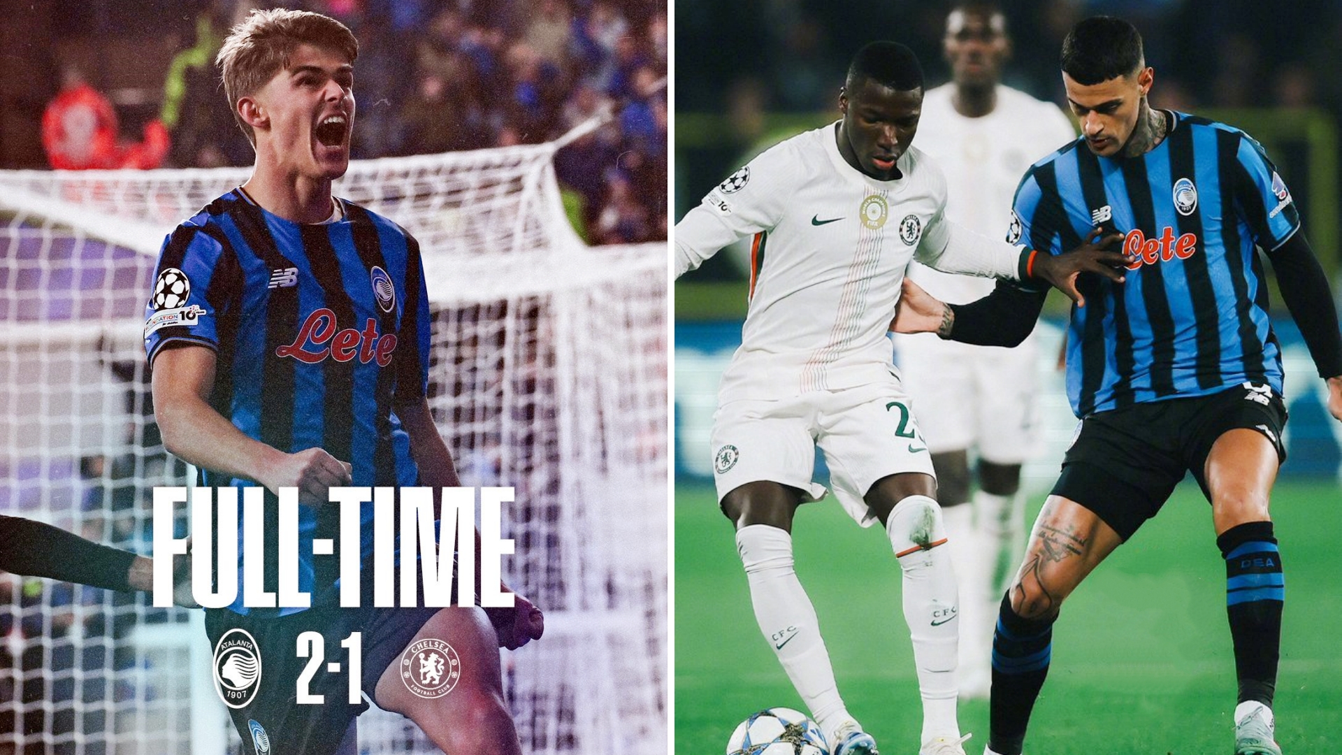 欧冠：切尔西客场1-2负于亚特兰大，各赛事四场不胜并掉出前八。
佩德罗破门，斯卡