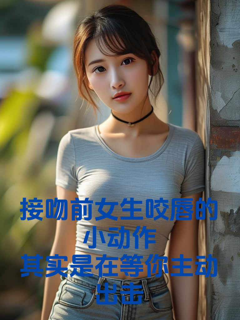 接吻前女生咬唇的小动作，其实是在等你主动出击
