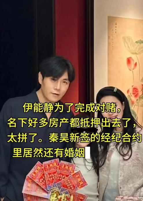 伊能静跟秦昊分手，一定是以下6条原因。

一，伊能静6家公司股权快速完成变更，最