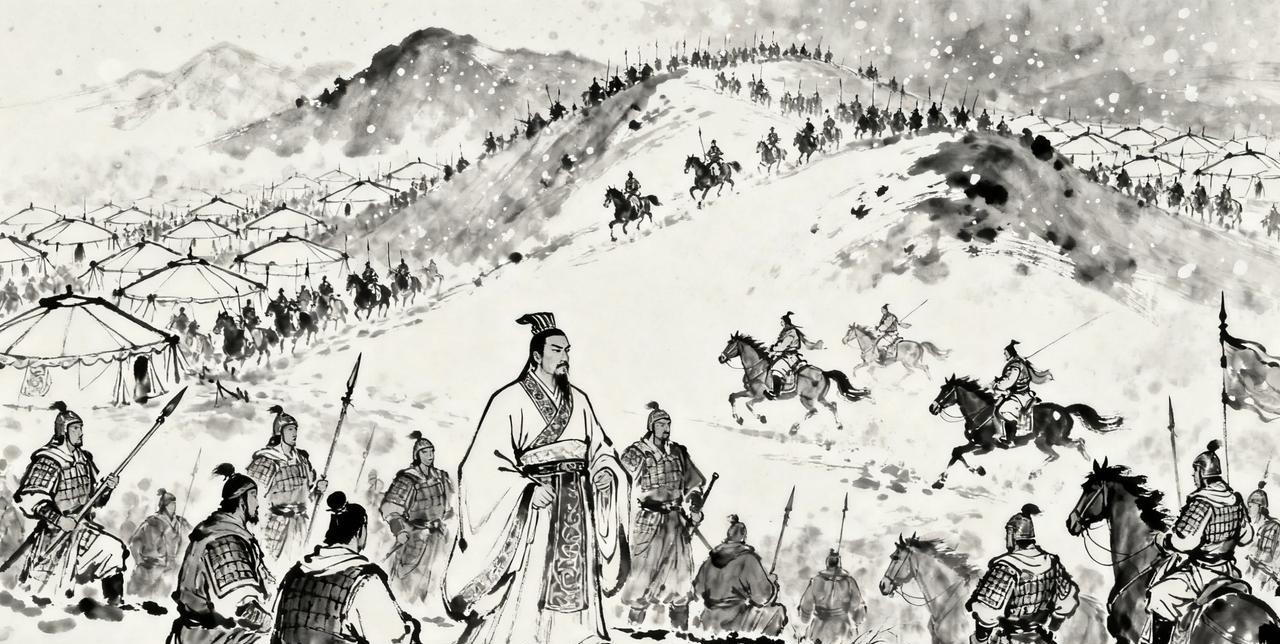 为了权位可以射杀父亲，为了稳固权位可以把老婆送给敌国，这样的冒顿可汗，居然会因为
