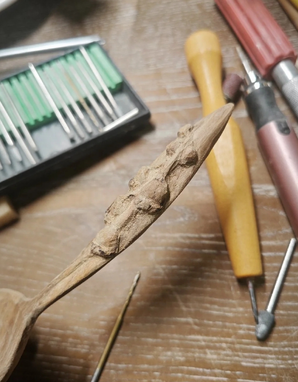 第一次的木雕雕成这样啥水平？