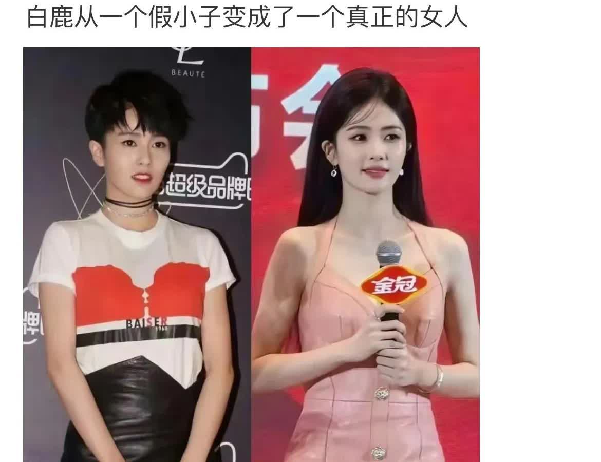 白鹿变化真大
